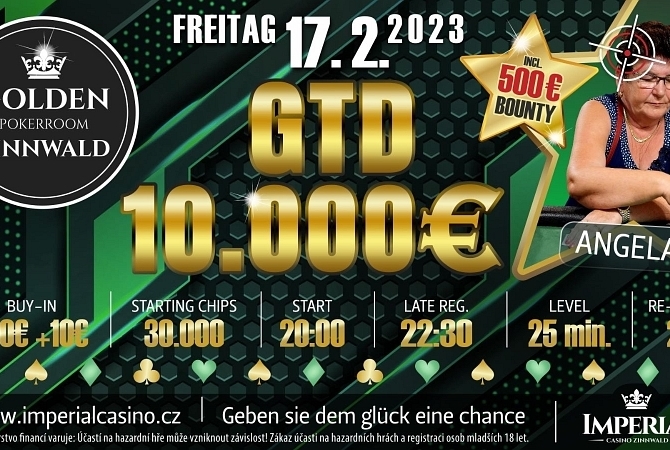 Cínovec: V pátek si v Imperialu zahrajete minimálně o €10.000