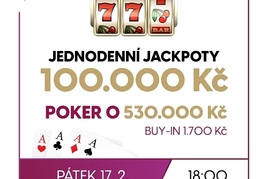 RS Luka: Jackpot Night Special s pokerem o 530.000 Kč a slot jackpoty za 100.000 Kč už dnes