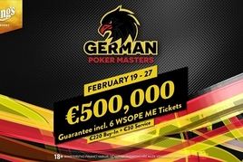 German Poker Masters €500K GTD odstartoval!