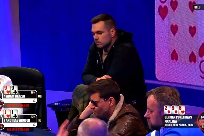 GPD €300K GTD: Přes čtvrt míče pro Adama Blažka