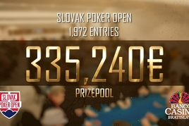 Slovak Poker Open: Nový rekord - 1.972 entries a prizepool €335.240!
