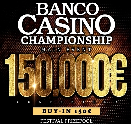 Bratislava: Banco Casino Championship €150K GTD jen za €150 odstartoval dny 1AB