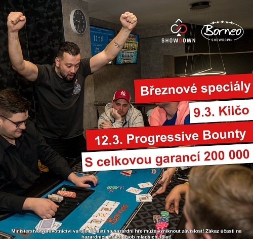 Březnové speciály v Showdownu: Ve čtvrtek a v neděli o 100.000 Kč