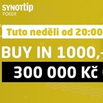 SynotTip: V neděli znovu garance 300.000 Kč, připravený je i freeroll
