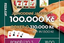 RS Plzeň: Pondělní Jackpot Pizza Cup Night přináší poker o 310.000 Kč