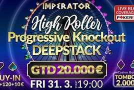 Soutěž: Hrajte páteční High Roller €20K GTD v Imperatoru zcela zdarma!