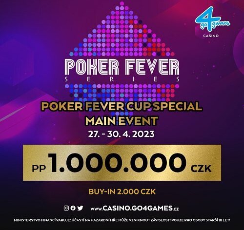 G4G: Poker Fever Cup startuje v Hodolanech již tento čtvrtek