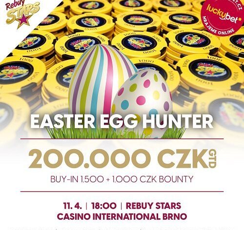 RS Brno: Easter Egg Hunter v úterý s KO odměnou a garancí 200.000 Kč