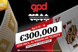 Německé pokerové dny: Za €199 o €300.000 GTD!