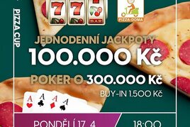 RS: Pondělní PIZZA CUP Special s Jackpot Night v Casinu Plzeň Plaza přináší 400.000 korun