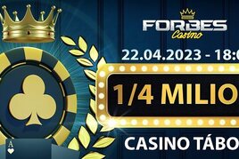 Forbes: V sobotu se bude hrát v Táboře minimálně o čvrt milionu!