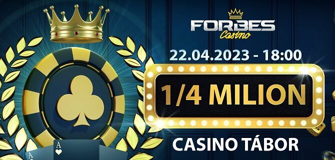 Forbes: V sobotu se bude hrát v Táboře minimálně o čvrt milionu!