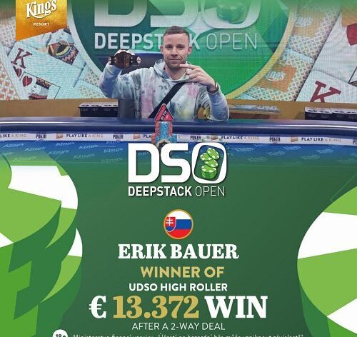 UDSO: Slovák Erik Bauer kraloval v nejdražším turnaji festivalu