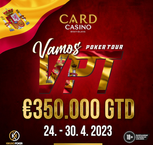 Card Bratislava: Blíží se Vamos Poker Tour €350.000 GTD