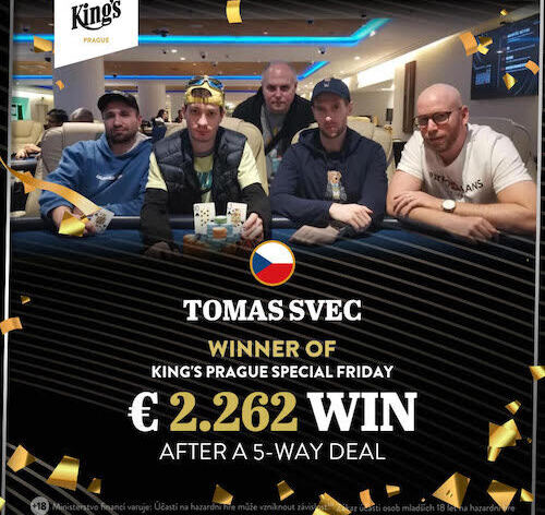 King&#039;s Prague: Pětičlenný deal ve Special Friday