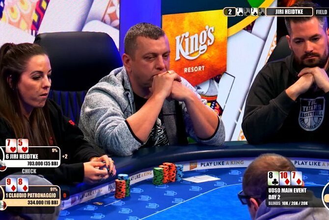 Swiss Poker Open €500K GTD: Jiří Heidtke chipleaderem po 1A