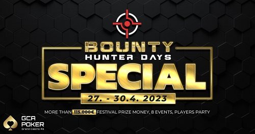 Bounty Hunter Days v Aši garantují €115.000