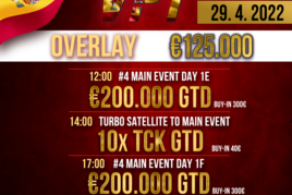 Card Bratislava: OVERLAY €125.000 v Main Eventu VPT!