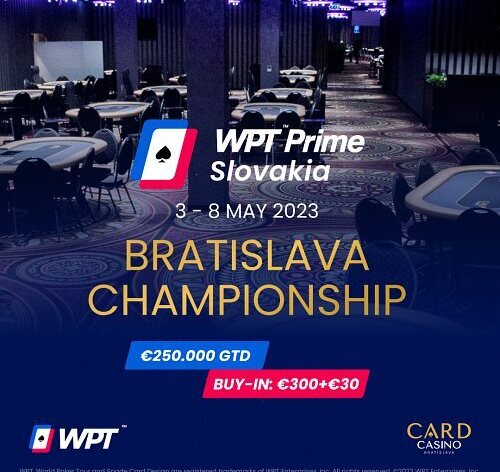 Bratislava: V Cardu odstartovala World Poker Tour!