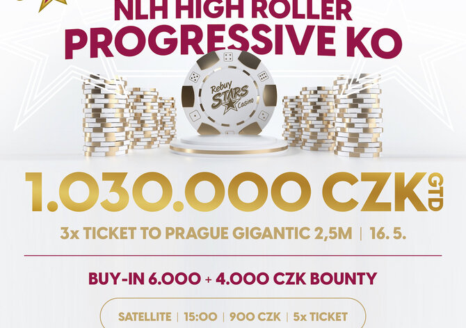 RS Luka: Prestižní NLH High Roller Progressive Bounty o 1.030.000 Kč v Casinu Luka