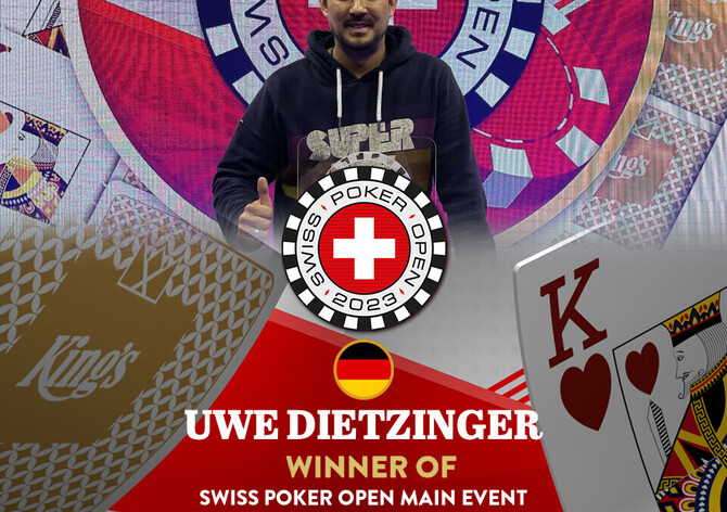 Swiss Poker Open: Jiří Heidtke druhý za €57.250, titul jede do Německa