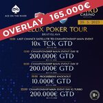Benelux Poker Tour: Overlay stále €165K! Pomůže už jenom sobota