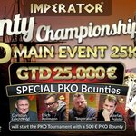 Imperator Bounty Championship Series láká na celkovou garanci €45.000