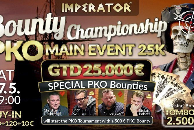 Imperator Bounty Championship Series láká na celkovou garanci €45.000