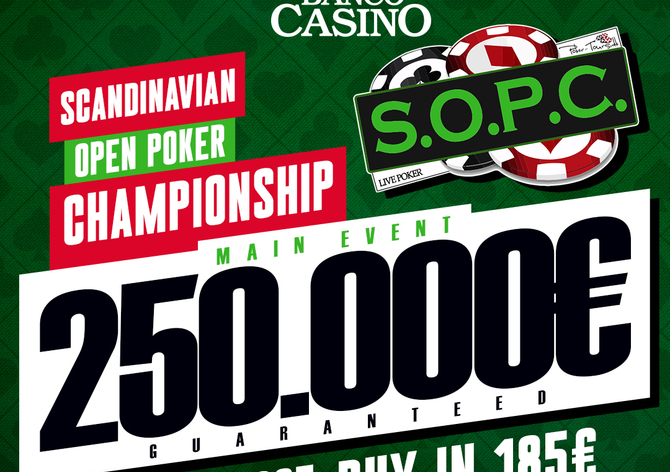 Banco: Scandinavian Open Poker Championship přináší garanci €350.000!
