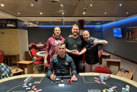 Angry Dice Aš: Main Event ve třech hráčích dealnuli Němci