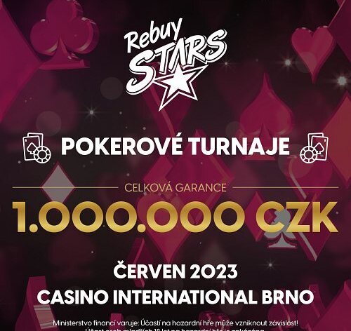 RS Brno: Rovný milion garantují červnové turnaje v Casinu International Brno! 