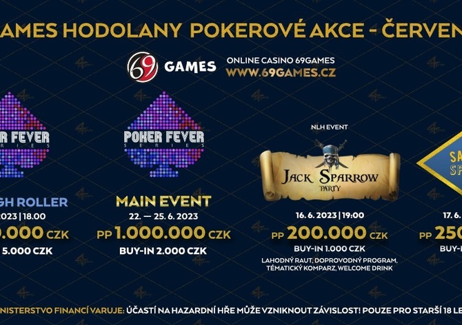 Červen v Hodolanech: Jack Sparrow Party, Saturday Special a Poker Fever Cup!