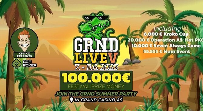 Aš: GRND LIVE V nabídne od středy celkové garance €100.000