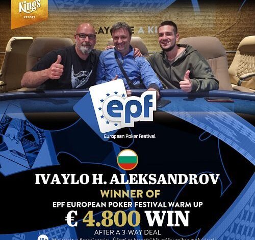 King&#039;s EPF: WarmUp zná svého šampiona, Main Event €300K GTD odstartoval
