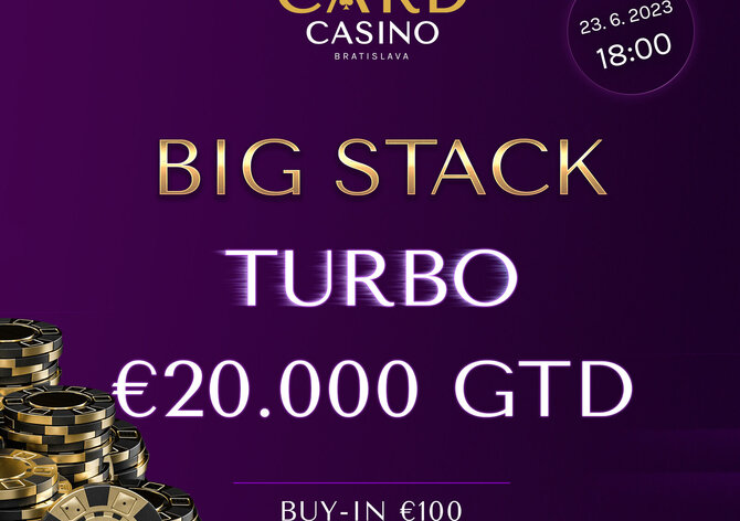 Card Casino: Ode dneška na vás čeká PLO, Big Stack Turbo a Card Classic