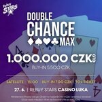 RS Luka: Garance 1.000.000 korun a jedno re-entry v Double Chance MAX na Lukách