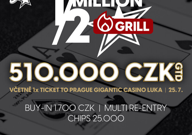RS: Luka 1/2 Million Grill Poker o 510.000 Kč s grilováním na Lukách už v úterý!