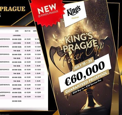 King&#039;s Prague Poker Cup zná první devítku finalistů
