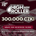 RS Brno: Mini High Roller o 300.000 Kč ovládne Rebuy Stars Casino International Brno!