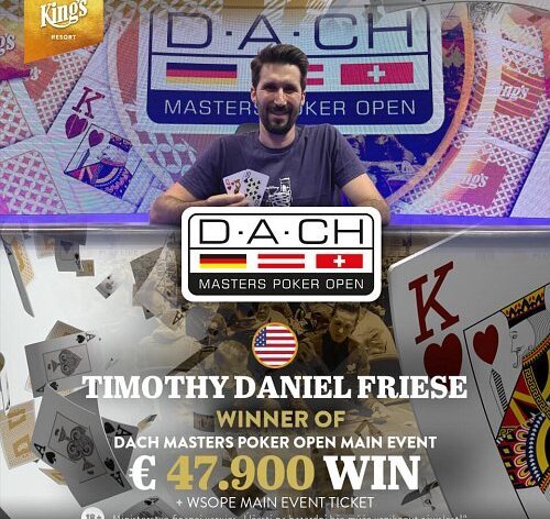 DACH Masters: Stříbrný vybublal před FT, zvítězil "Pražák" Friese