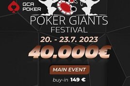 AŠ: Poker Giants nabídnou víkendový Main Event s €40K GTD