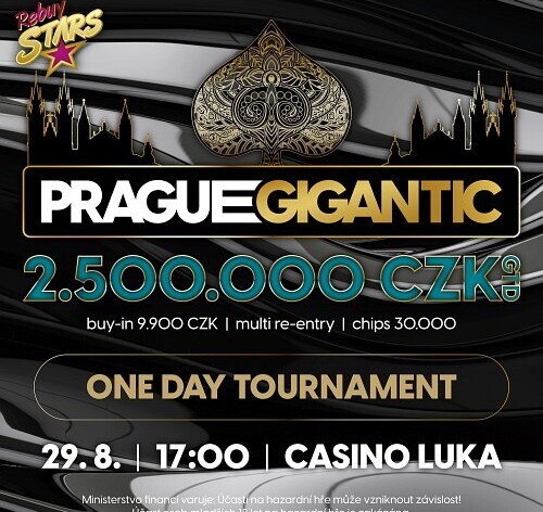  RS Luka: Prague Gigantic o 2.500.000 Kč hraj díky lístkům v turnajích i satelitech! 