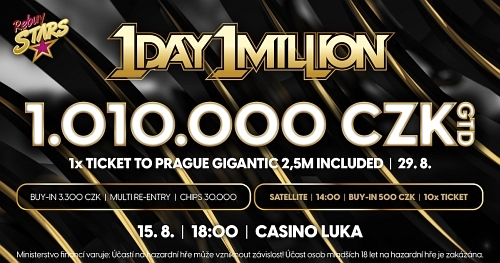 1Day 1 Million Rebuy Stars poker 1200x630