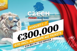 Czech Poker Masters: Za €150 minimálně o €300.000 GTD