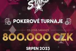 Na turnajích v brněnském Rebuy Stars během srpna minimálně o 800.000 korun! 
