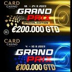 Card: Září bude ve znamení Grand Prix. Připravte se na dvojnásobnou akci s €300.000 GTD!