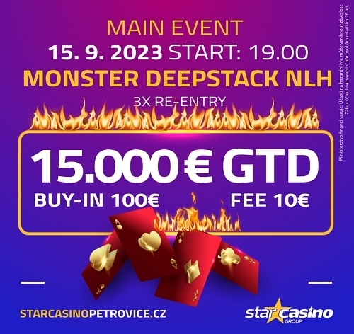 Petrovice: Září plné zajímavých garancí. Major o €15.000 GTD!