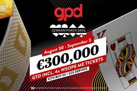 Německé pokerové dny: Za €199 o €300.000 GTD!