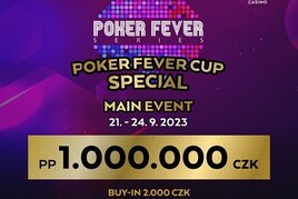 G4G Poker Fever Cup Special: Main Event o milion i dva High Rollery!