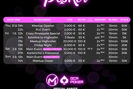 MeetUp Poker: V Aši začátek září o více než €70K GTD!